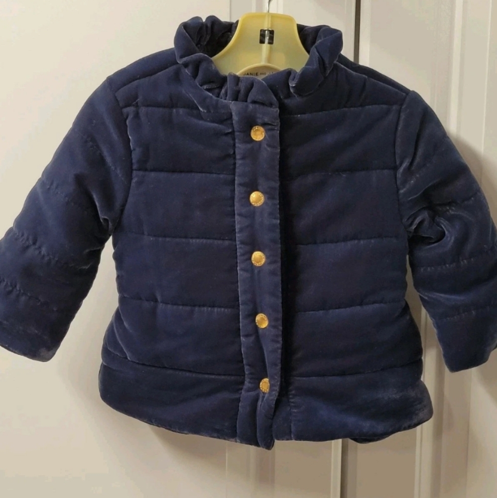 Janie And Jack San Francisco Coat Size: 6-12 Months Adorable Girls Snap